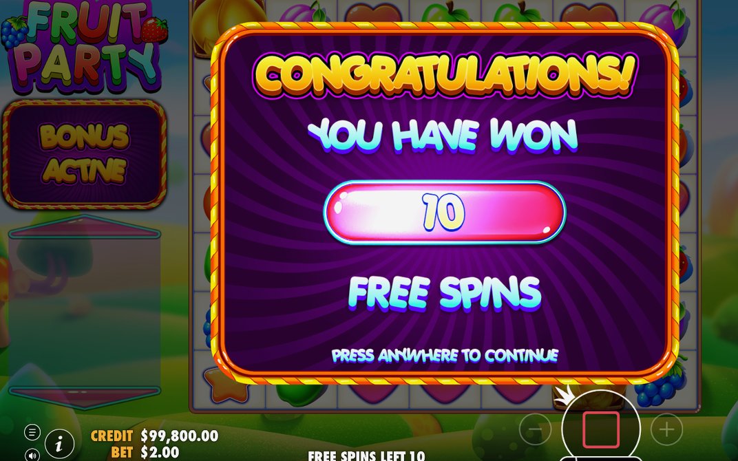 Free Spins med multiplikatorbrickor på 2x eller 4x